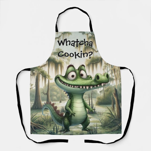 Alligator in the Swamp Apron (Front)