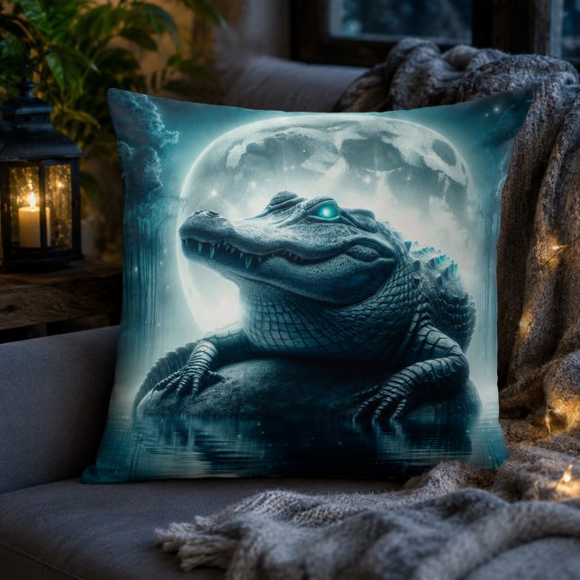 Alligator-Inspired Pillow  (Alligator-Inspired Pillow)