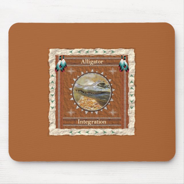 Alligator Integration Energy Mouse Mat (Front)