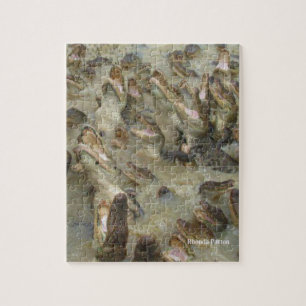 Alligator jigsaw puzzle