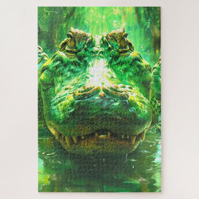 Alligator Jigsaw Puzzle (Vertical)