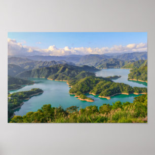 Alligator Lake Mountain Landscape Poster