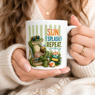 Alligator  large coffee mug