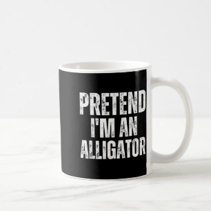 Alligator Lazy Halloween Costume Pretend an Coffee Mug