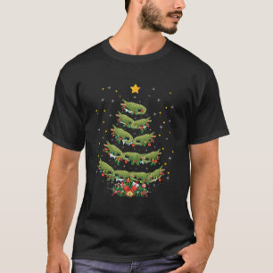 Alligator Lover Xmas Gift Alligator Christmas Tree T-Shirt