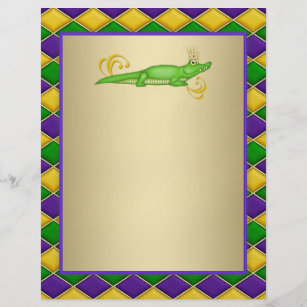 Alligator Mardi Gras Flyer