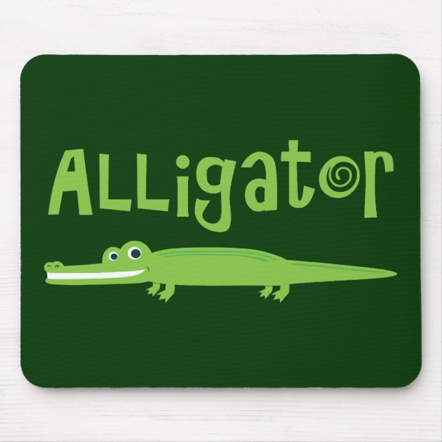 Alligator Mouse Mat (Front)