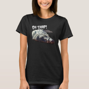 Alligator Oh Snap Crocodile Reptile T-Shirt