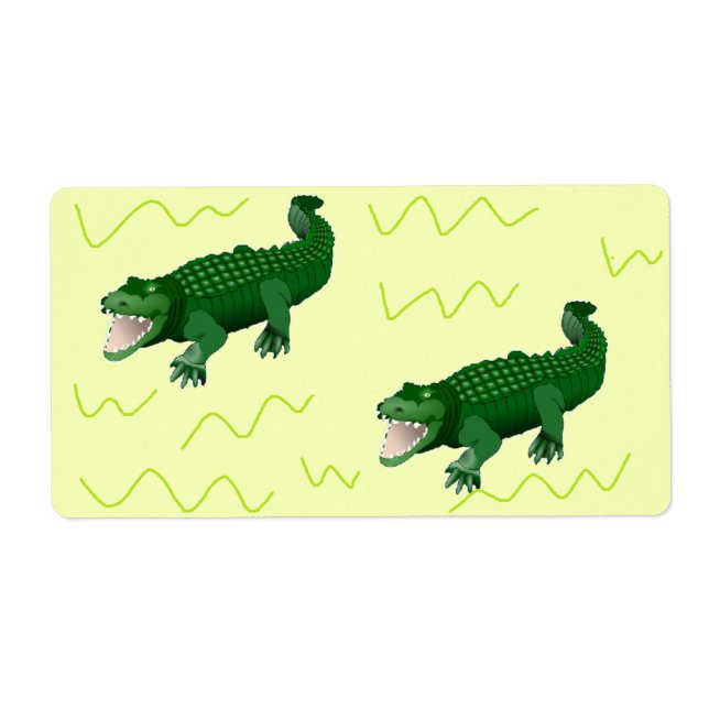 Alligator on yellow (Front)