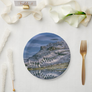 Alligator Paper Plate