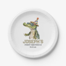 Alligator Party Invitation Invite pool party