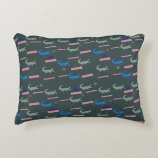 Alligator Pattern Decorative Cushion