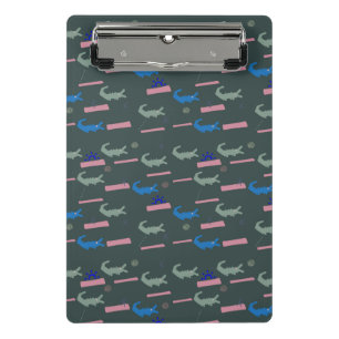 Alligator Pattern Mini Clipboard