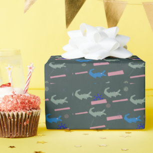 Alligator Pattern  Wrapping Paper