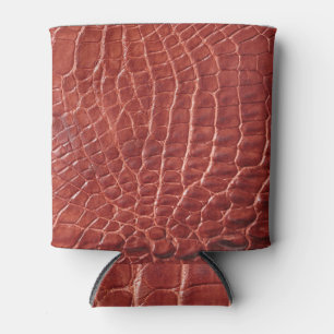 Alligator Patterned Background. Can Cooler