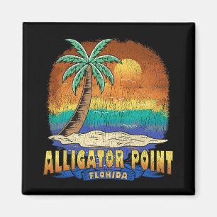 Alligator Point Florida Vintage Distressed Souveni Magnet