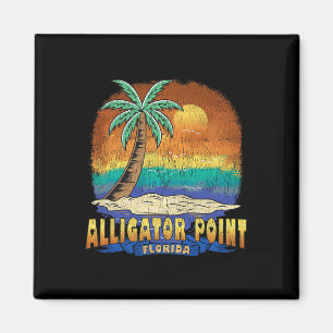 Alligator Point Florida Vintage Distressed Souveni Magnet