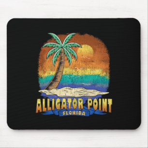 Alligator Point Florida Vintage Distressed Souveni Mouse Mat