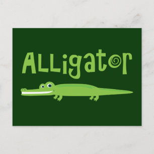 Alligator Postcard