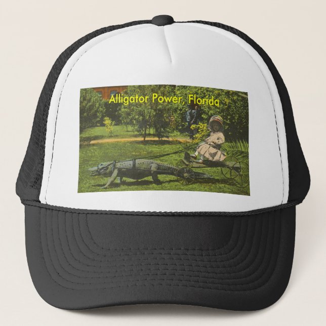Alligator Power, Florida Trucker Hat (Front)