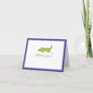 Alligator Preppy Thank You Card