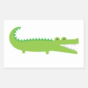 Alligator Rectangular Sticker
