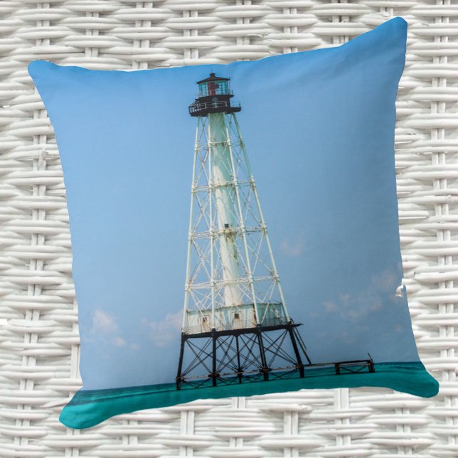 Alligator Reef Lighthouse Islamorada Florida Cushion (Creator Uploaded)