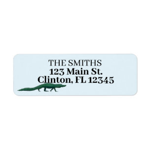 Alligator Return Address Labels 