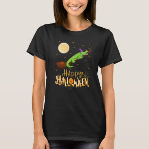 Alligator Ride Witch Shotgun Alligator Halloween T-Shirt