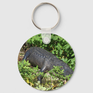 Alligator Silver River Key Ring