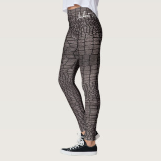 Alligator skin Design on a Leggings