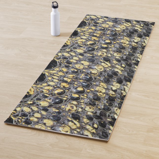 "Alligator Skin" Yoga Mat  (Photo on 1 side) (In Situ)