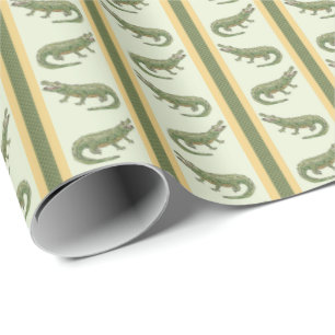 Alligator Stripe  Wrapping Paper