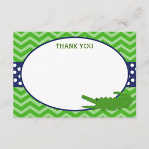 Alligator Thank You cards