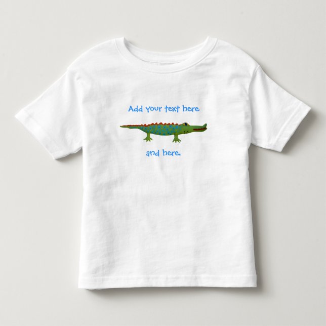 Alligator Toddler T-Shirt (Front)