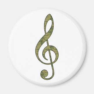 Alligator Treble Clef Magnet