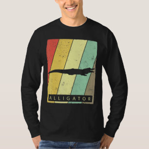 Alligator Vintage Retro Poster Animal T-Shirt