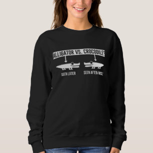 Alligator Vs Crocodile How To Tell Sweatshirt