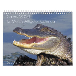 Alligator Wall Calendar
