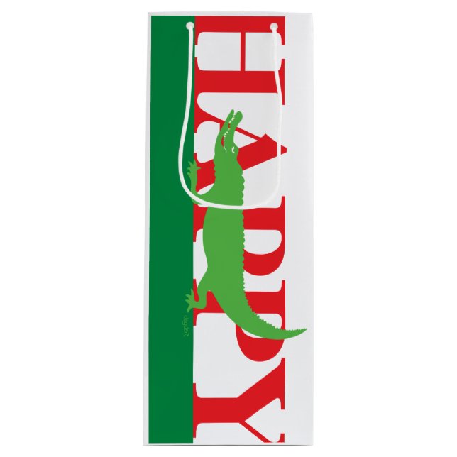Alligator Wine Bag (Front)