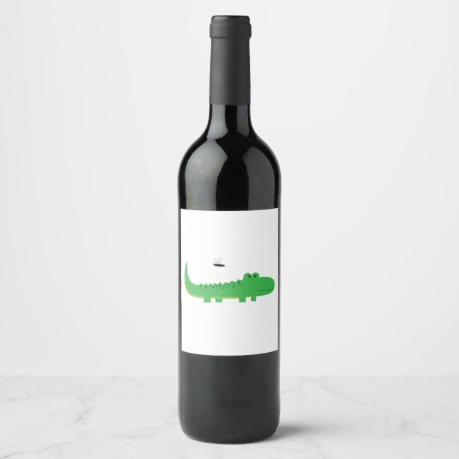 Alligator Wine Label (Front)