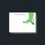Alligator Wine Post-it Notes<br><div class="desc">For the gator in your life that enjoys wine.  You can purchase as is our change the message.  It's easy!</div>