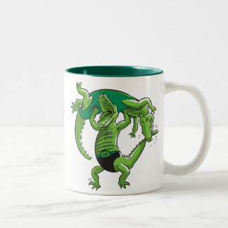 Alligator Wrestling Mug