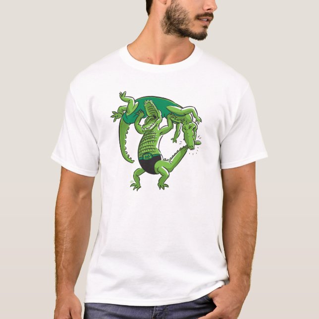 Alligator Wrestling Shirt (Front)