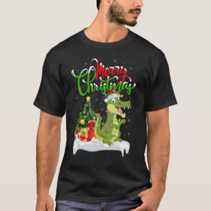 Alligator   Xmas Decorations Santa Alligator Chris T-Shirt