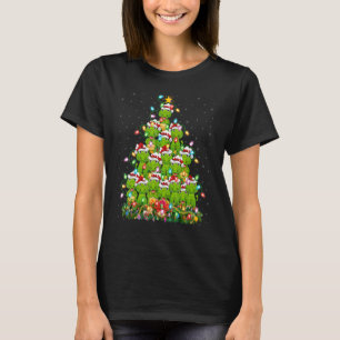 Alligator  Xmas Lights Santa Alligator Christmas T T-Shirt
