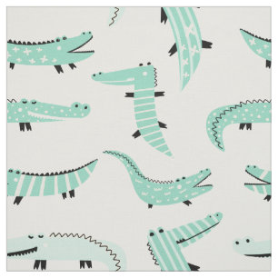 Alligators All Around Fabric