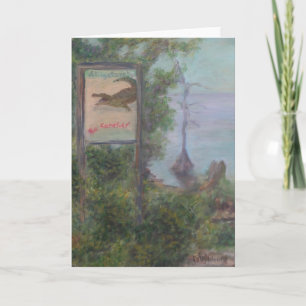 ALLIGATORS BE CAREFUL! Greeting Card