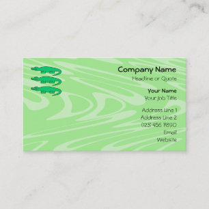 Alligators. Business Card