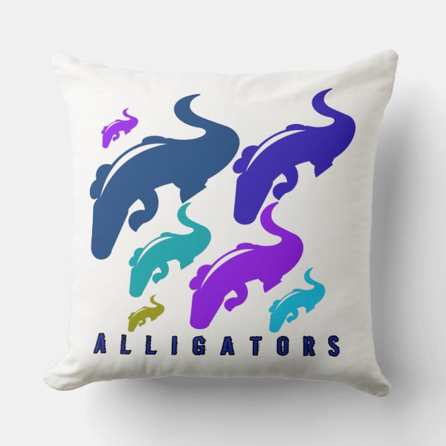 alligators cushion (Front)